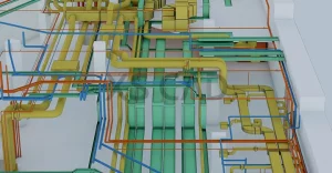 Why MEP Contractors Change MEP Design Models 3D M&E (MEP) coordinated drawings