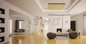 How Can Wall Decor Enhance Residential Architectural Rendering 3d visualization services