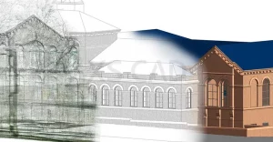 Manual As-fitted vs Laser-scanned As-fitted Drawings 3D Architectural Visualisation
