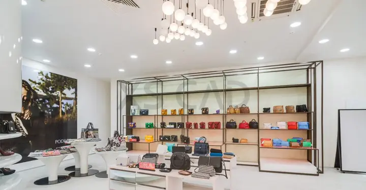 Retail space 3D rendering